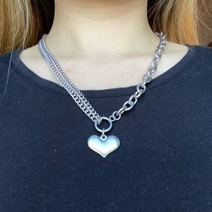 Stainless Steel Heart Necklace